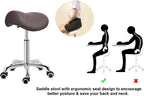 Stool Rolling Swivel Height Adjustable with Wheels