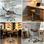 Stool Rolling Swivel Height Adjustable with Wheels