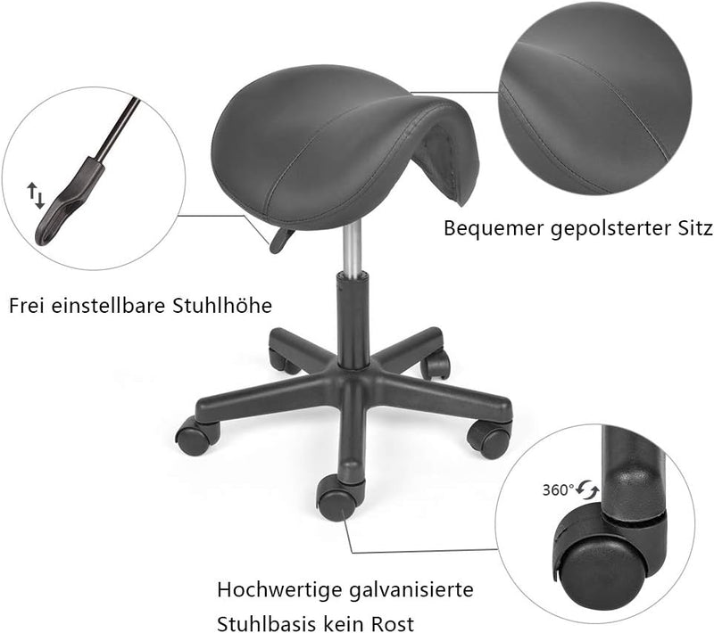Stool Swivel Chair Height Adjustable Office Ergonomic Practice