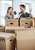 Storage Boxes Archive Cardboard with Handles 64 Litres