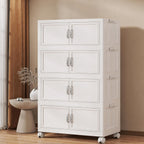 Storage Boxes with Lid 3x60L Tier Plastic Box