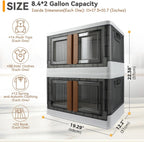 Storage Cabinet 8.4 Gallon (Set of 2)