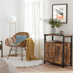Storage Cabinet Adjustable Shelf Sliding Barn Door Steel