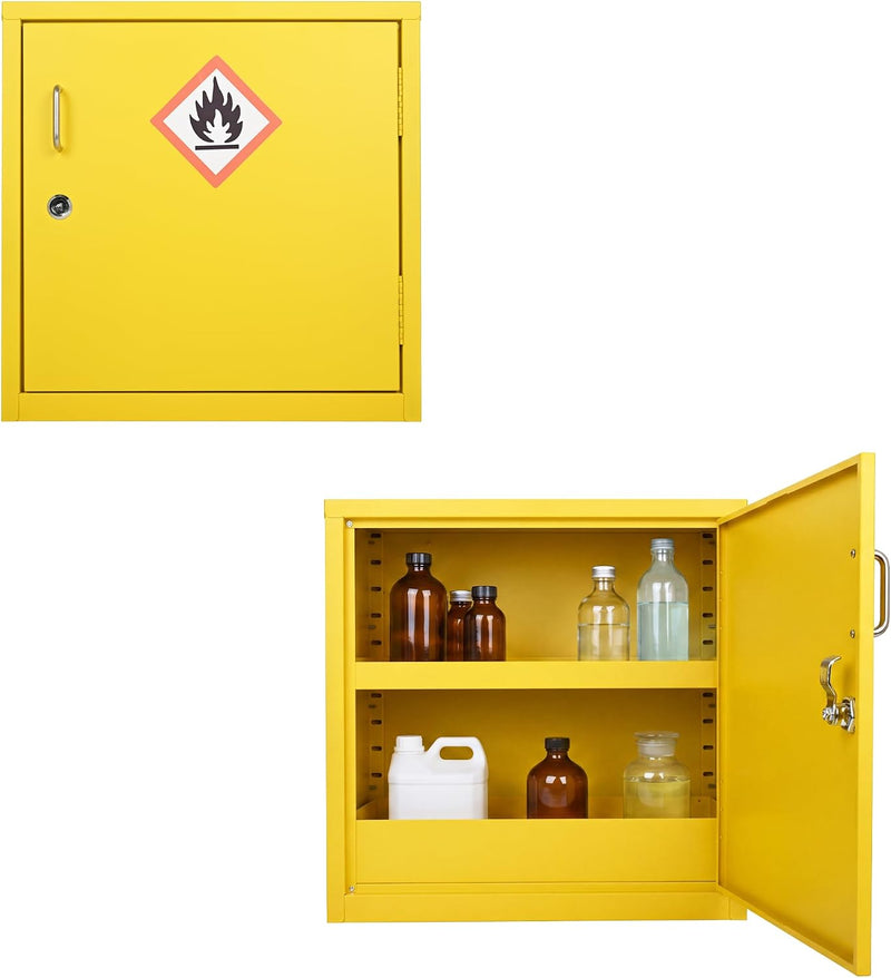 Storage Cabinet Fire Proof Flammable Industries Coshh Metal