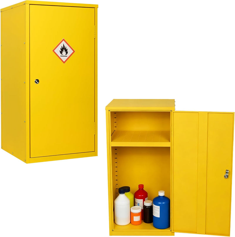 Storage Cabinet Fire Proof Flammable Industries Coshh Metal