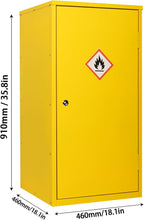 Storage Cabinet Fire Proof Flammable Industries Coshh Metal