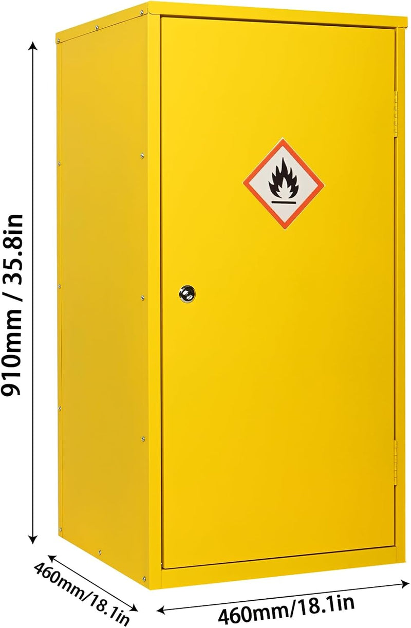 Storage Cabinet Fire Proof Flammable Industries Coshh Metal
