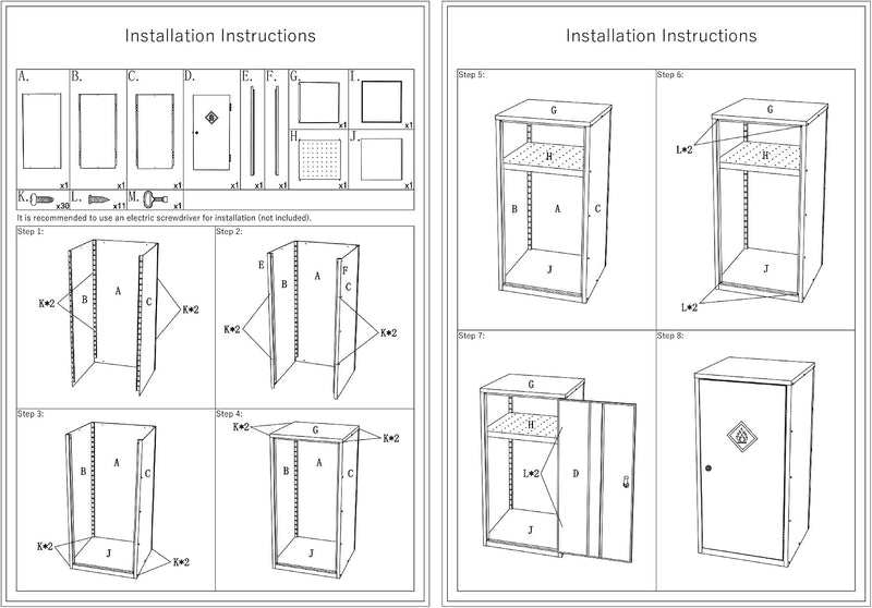 Storage Cabinet Fire Proof Flammable Industries Coshh Metal
