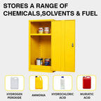 Storage Cabinet Fire Proof Flammable Industries Coshh Metal