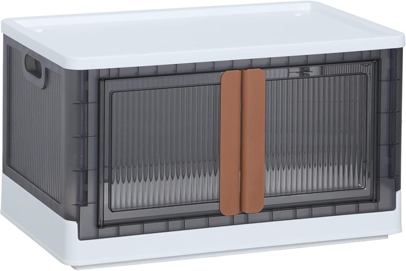 95L Large Plastic Stackable Storage Boxes with Lids