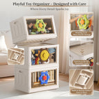 Storage Cabinet Kitchen Organiser 95L Plastic Bins