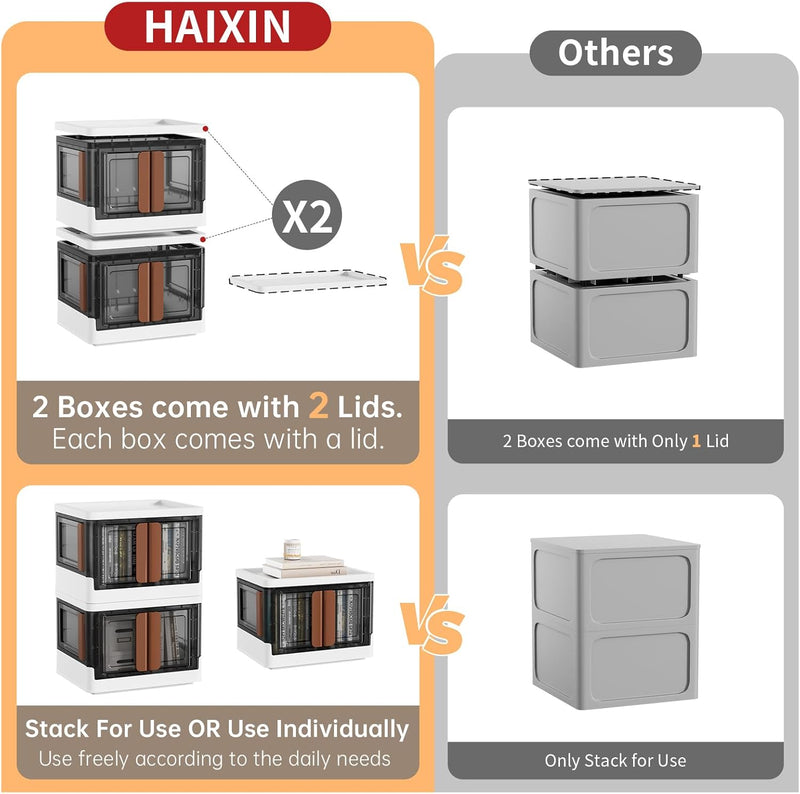Storage Cabinet Kitchen Organiser 95L Plastic Bins