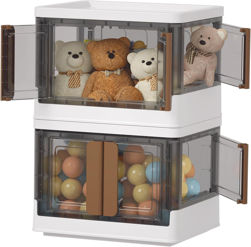 Storage Cabinet Kitchen Organiser 95L Plastic Bins