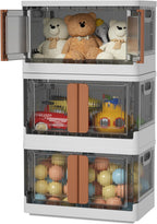 Storage Cabinet Kitchen Organiser 95L Plastic Bins