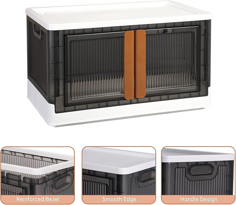 Storage Cabinet Kitchen Organiser 95L Plastic Bins