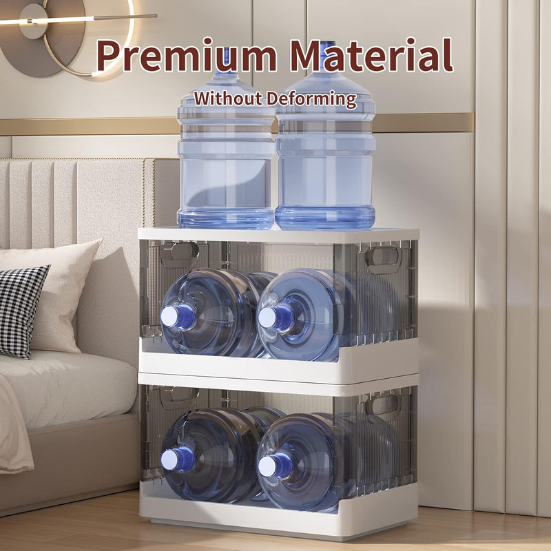 Storage Cabinet Kitchen Organiser 95L Plastic Bins