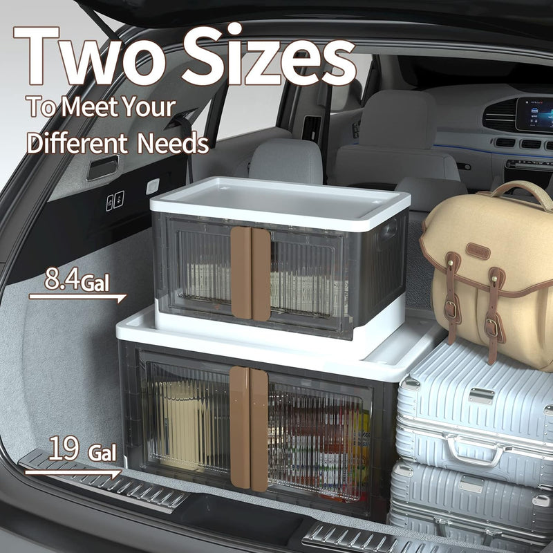 Storage Cabinet Kitchen Organiser 95L Plastic Bins