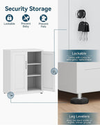 Storage Cabinet Metal Locking Garage Office with Adjustable