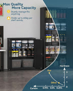 Storage Cabinet Metal Locking Garage Office with Adjustable