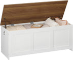 Storage Chest Wooden Bench Blanket Box Storages Trunk