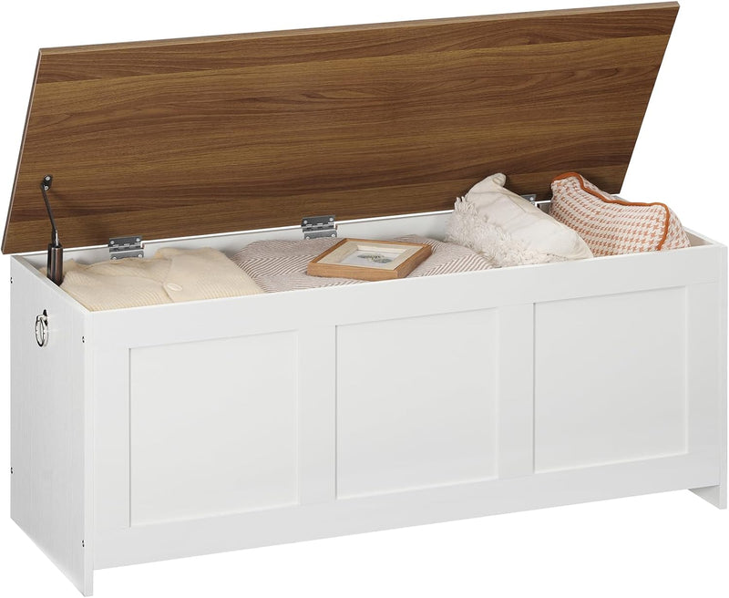 Storage Chest Wooden Bench Blanket Box Storages Trunk