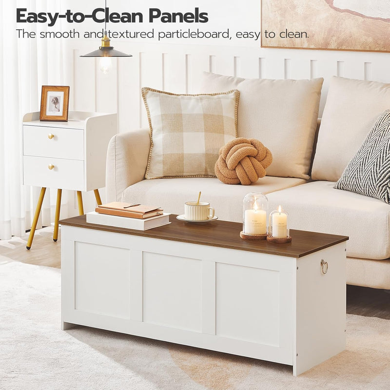 Storage Chest Wooden Bench Blanket Box Storages Trunk
