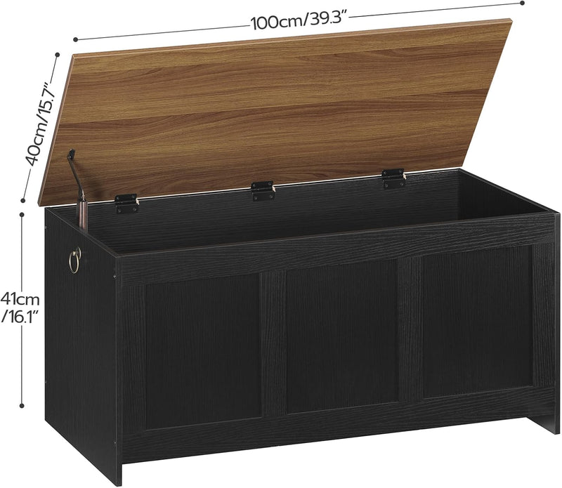 Storage Chest Wooden Bench Blanket Box Storages Trunk
