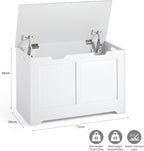 Storage Chest Wooden Box with Lid Large Capacity