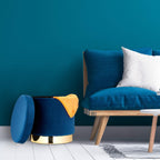 Storage Ottoman with Lid Cushioned Seat Stool Modern