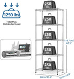 Storage Shelves 4 Tier