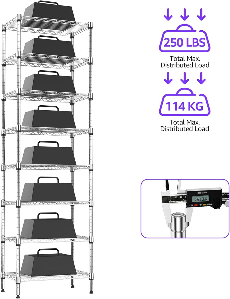 Storage Shelves 4 Tier