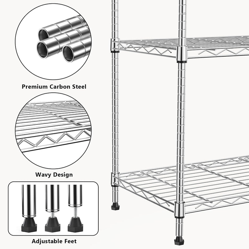 Storage Shelves 4 Tier