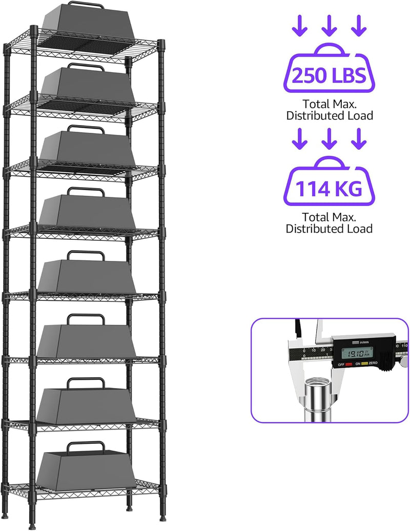 Storage Shelves 4 Tier