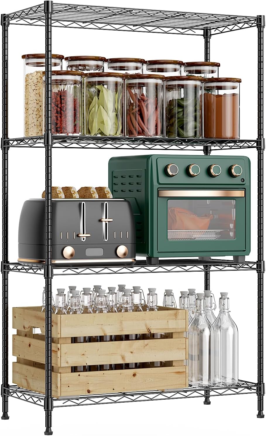 Storage Shelves 4 Tier