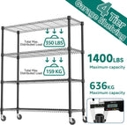 Storage Shelves 4 Tier
