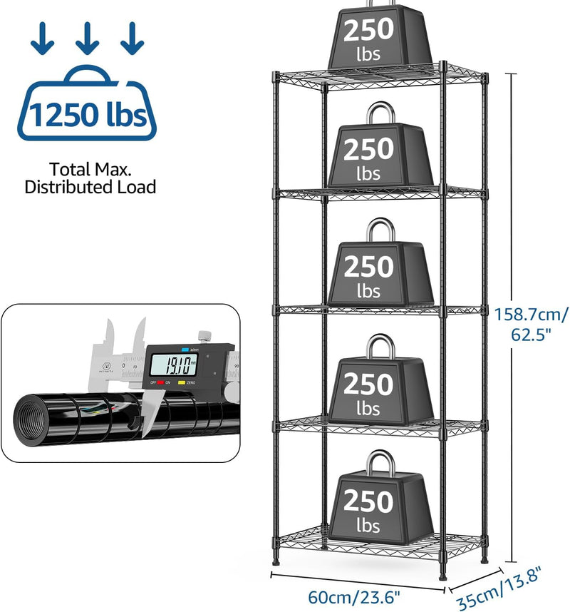 Storage Shelves 4 Tier