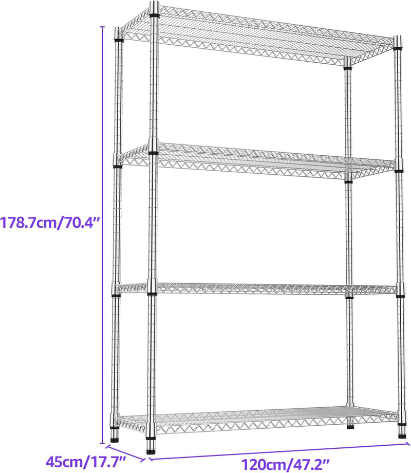 Storage Shelves 4 Tier