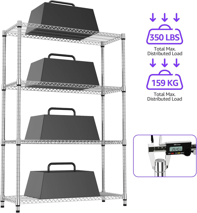 Storage Shelves 4 Tier