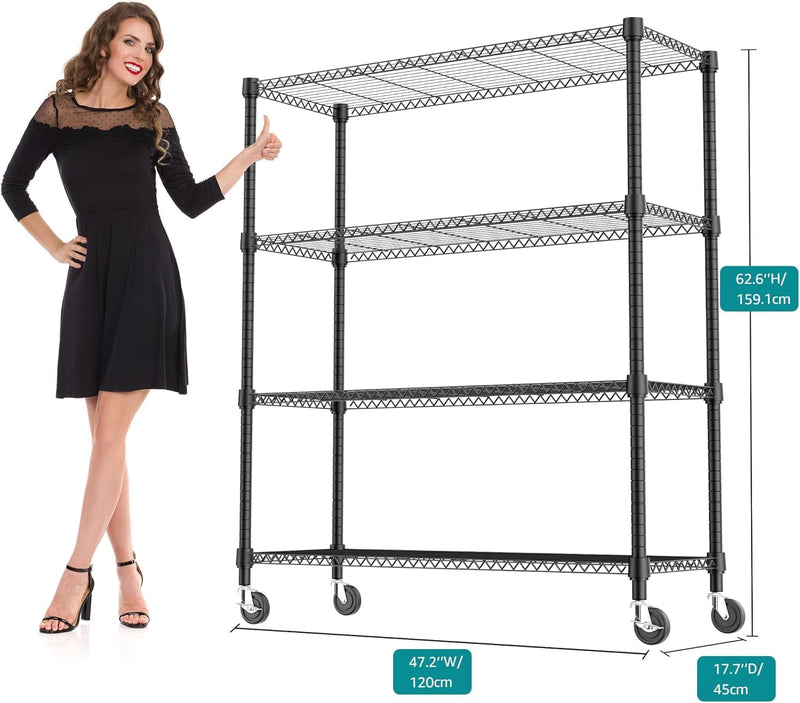 Storage Shelves 4 Tier