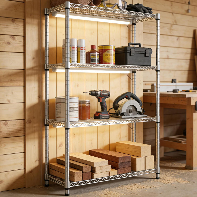 Storage Shelves 4 Tier