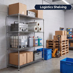 Storage Shelves 4 Tier