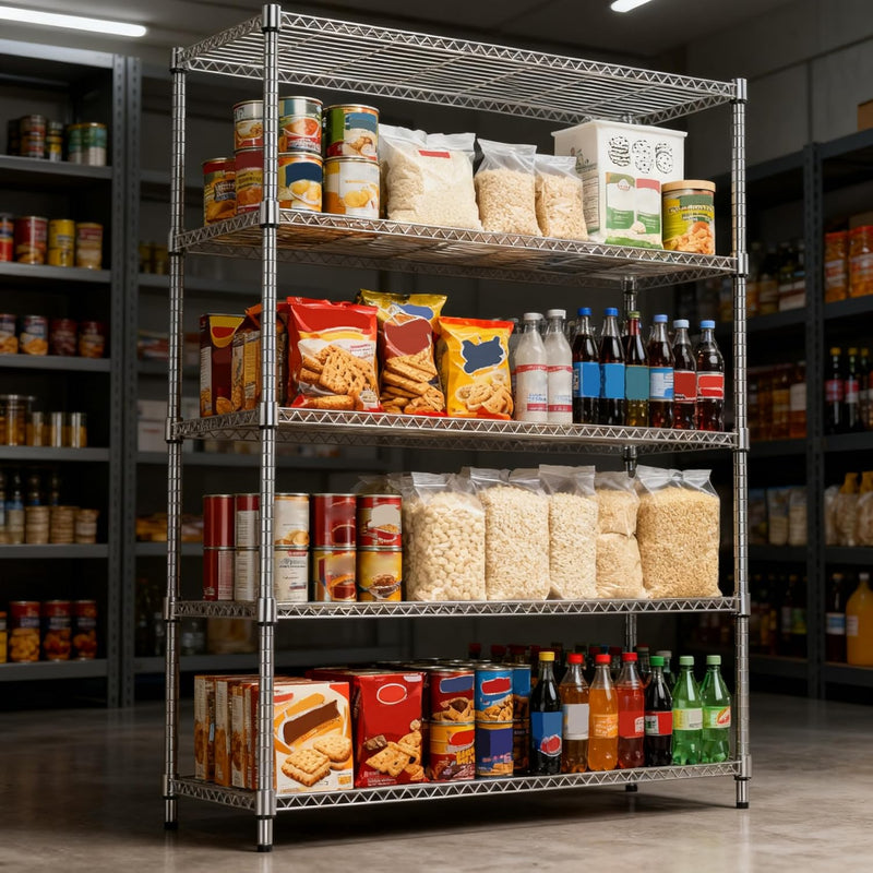 Storage Shelves 4 Tier