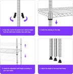 Storage Shelves 4 Tier