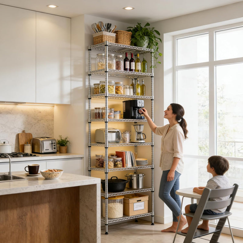 Storage Shelves 4 Tier