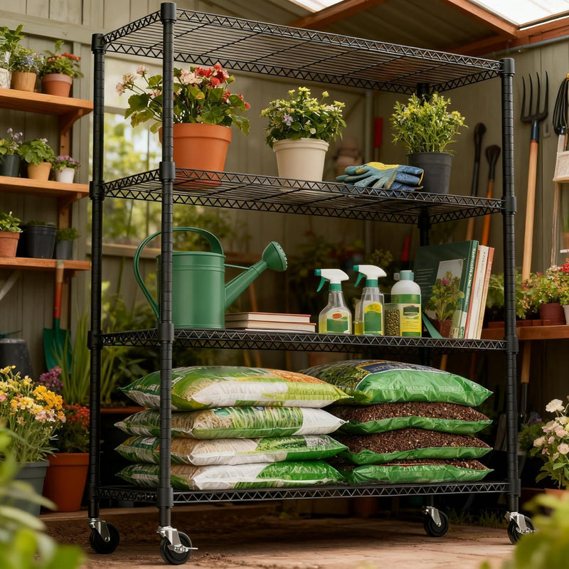 Storage Shelves 4 Tier