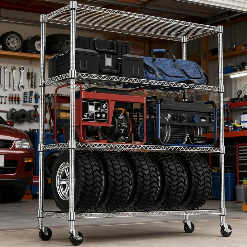 Storage Shelves 4 Tier