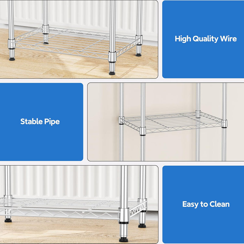 Storage Shelves 4 Tier