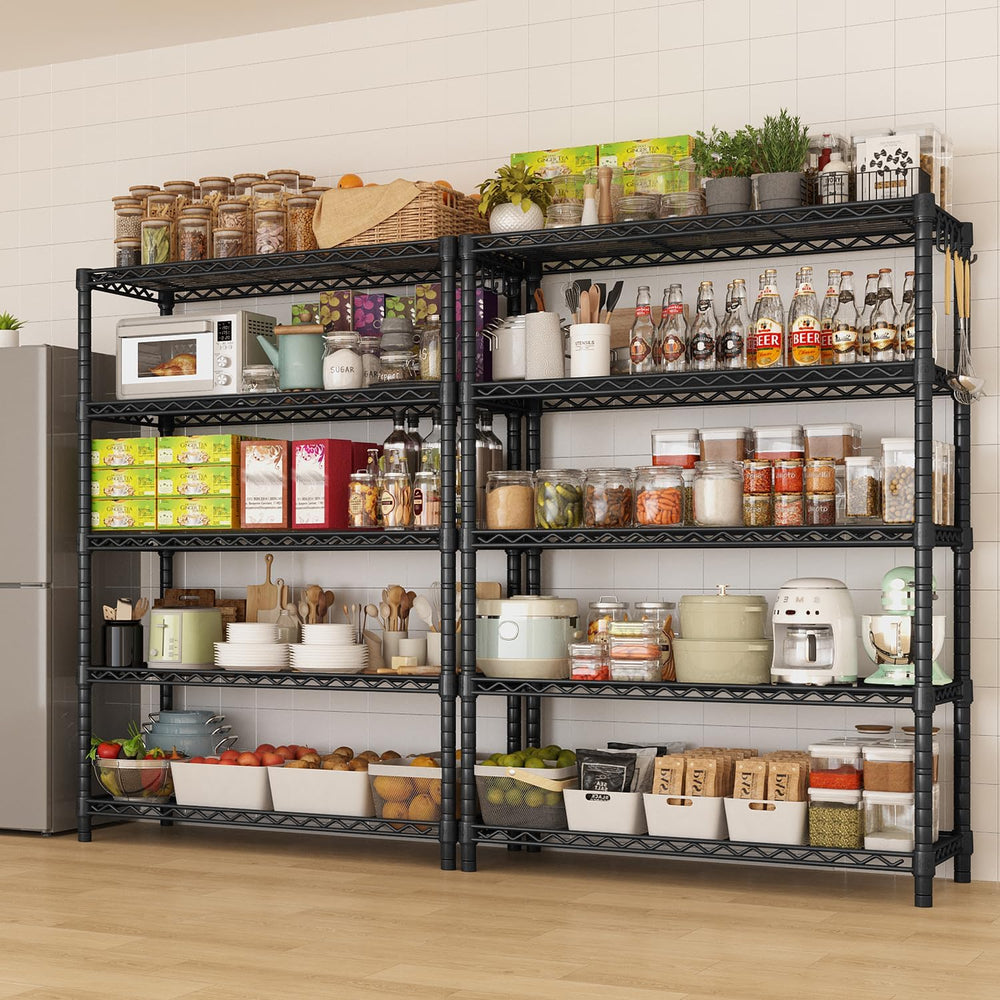 Metal Shelves with Wheels Wire Shelving Unit