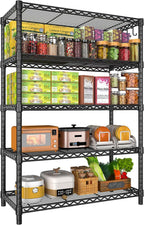 Storage Shelves 5 Tier Sturdy Metal Garage Shelving
