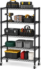 Storage Shelves 5 Tier Wire Shelving Unit